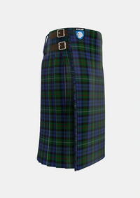 Traditional_Campbell_Red_Tartan_1580_kilt_right_image_with_pleated_design_and_adjustable_buckles_for_men