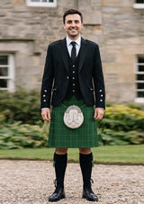 Traditional_Campbell_Simpson_tartan_4437_Kilt_and_Argyle_Jacket_Kilt_Outfit_front_image