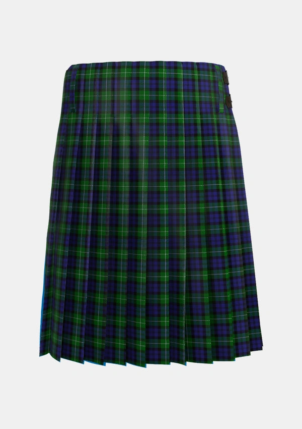 Traditional_Campbell_of_Argyll_Smiths_Tartan_8_kilt_back_image_with_pleated_design_and_adjustable_buckles_for_men