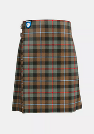 Traditional_Campbell_of_Cawdor_Weathered_Tartan_kilt_front_image_with_pleated_design_and_adjustable_buckles_for_men