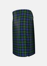 Traditional_Campbell_of_Loudoun_Tartan_kilt_left_image_with_pleated_design_and_adjustable_buckles_for_men