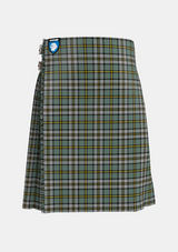 Traditional_Cape_Breton_Tartan_kilt_front_image_with_pleated_design_and_adjustable_buckles_for_men
