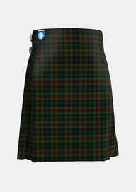Traditional_Carlow__County_Tartan_kilt_front_image_with_pleated_design_and_adjustable_buckles_for_men