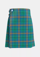 Traditional_Carmichael_Ancient_Tartan_kilt_front_image_with_pleated_design_and_adjustable_buckles_for_men