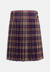 Traditional_Carnegie_2_Tartan_497_kilt_back_image_with_pleated_design_and_adjustable_buckles_for_men