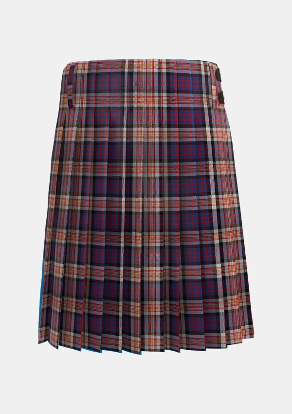 Traditional_Carnegie_2_Tartan_497_kilt_back_image_with_pleated_design_and_adjustable_buckles_for_men