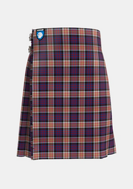 Traditional_Carnegie_2_Tartan_497_kilt_front_image_with_pleated_design_and_adjustable_buckles_for_men