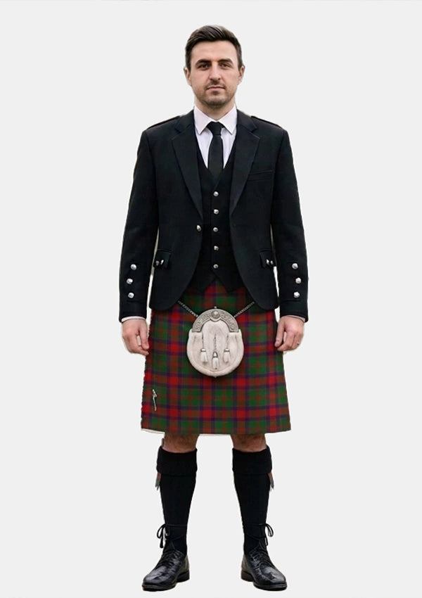 Traditional_Carrick_Tartan_1389_Kilt_and_Argyle_Jacket_Kilt_Outfits_front_image