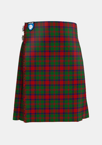 Traditional_Carrick_Tartan_kilt_1389_front_image_with_pleated_design_and_adjustable_buckles_for_men