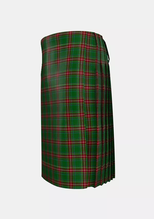 Traditional_Carroll_O_Reed_Tartan_4471_kilt_left_image_with_pleated_design_and_adjustable_buckles_for_men