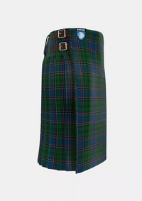 Traditional_Carson_of_Rusco_Tartan_3256_kilt_right_image_with_pleated_design_and_adjustable_buckles_for_men