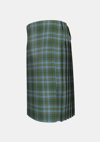 Traditional_Carter_Tartan_kilt_10259_left_image_with_pleated_design_and_adjustable_buckles_for_men