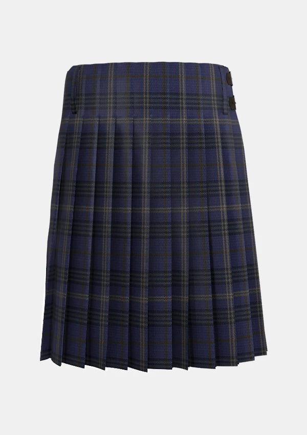 Traditional_Cassidy_tartan_kilt_back_image_with_pleated_design_and_adjustable_buckles_for_men