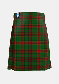 Traditional_Cavan__County_Tartan_kilt_2274_front_image_with_pleated_design_and_adjustable_buckles_for_men