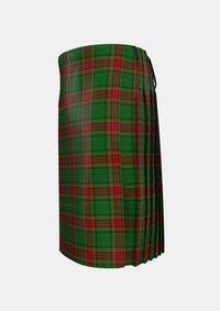 Traditional_Cavan__County_Tartan_kilt_2274_left_image_with_pleated_design_and_adjustable_buckles_for_men