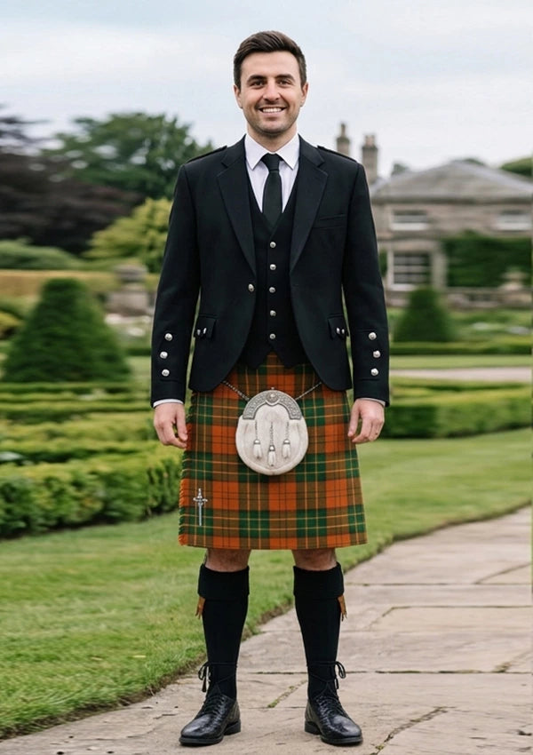 Traditional_Celtic_Combat_tartan_7160_Kilt_and_Argyle_Jacket_Kilt_Outfit_front_image