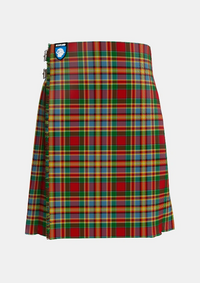 Traditional_Chattan_Chief_of_Clan_Tartan_1852_kilt_front_image_with_pleated_design_and_adjustable_buckles_for_men