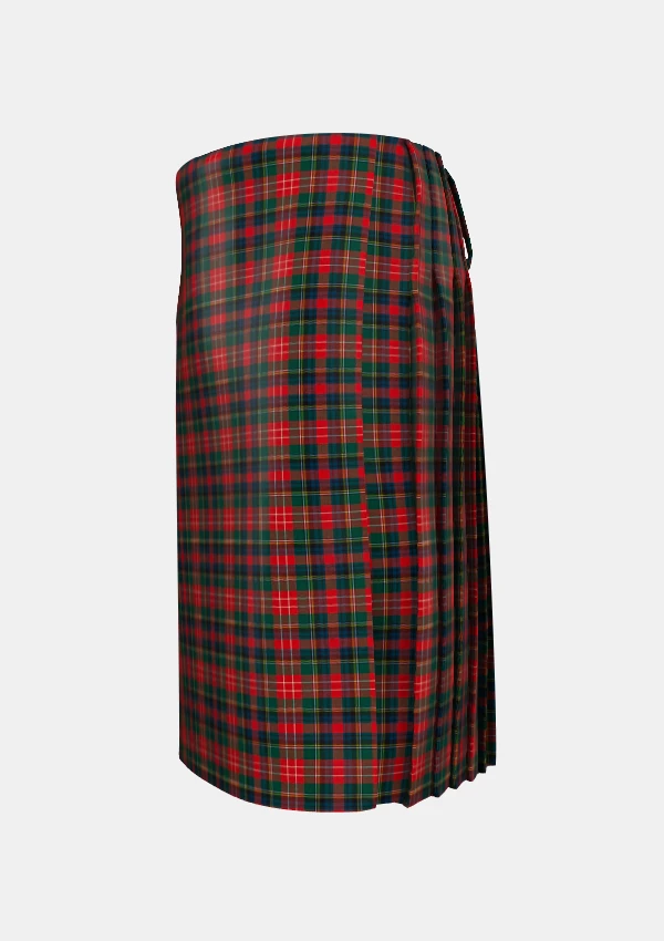 Traditional_Christie_tartan_left_image_with_pleated_design_and_adjustable_buckles_for_men