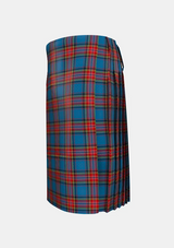 Traditional_City_of_Barrie_Tartan_kilt_left_image_with_pleated_design_and_adjustable_buckles_for_men