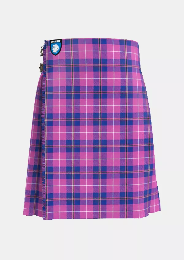 Traditional_Clan_Glencoe_Tartan_kilt_front_image_with_pleated_design_and_adjustable_buckles_for_men