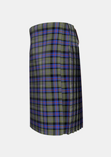 Traditional_Clan_Logan_Society_International_Tartan_14067_kilt_left_image_with_pleated_design_and_adjustable_buckles_for_men