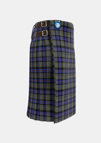 Traditional_Clan_Logan_Society_International_Tartan_14067_kilt_right_image_with_pleated_design_and_adjustable_buckles_for_men