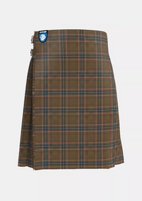 Traditional_Clan_Spencer_Tartan_kilt_front_image_with_pleated_design_and_adjustable_buckles_for_men