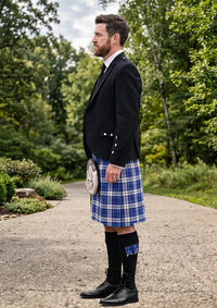 Traditional_Clan_Strathclyde_Tartan_Kilt_and_Argyle_Jacket_Kilt_Outfit_left_image