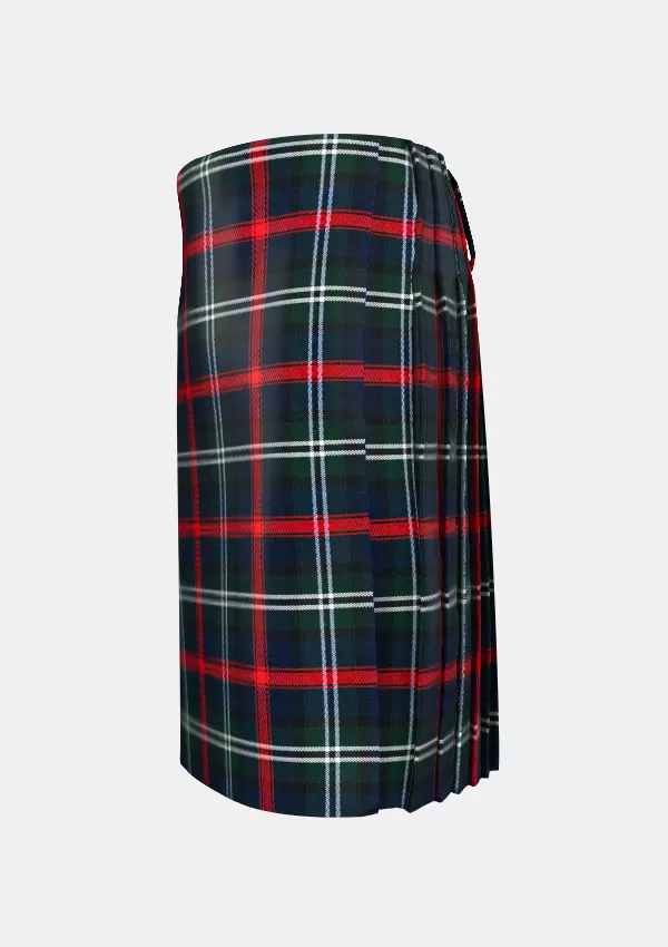 Traditional_Clan_Sutherland_Tartan_kilt_left_image_with_pleated_design_and_adjustable_buckles_for_men