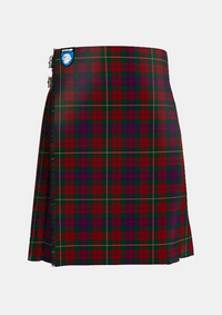 Traditional_Clare__County_Tartan_kilt_front_image_with_pleated_design_and_adjustable_buckles_for_men