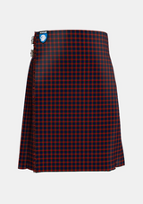 Traditional_Clark_Red_1_Tartan_329_kilt_front_image_with_pleated_design_and_adjustable_buckles_for_men