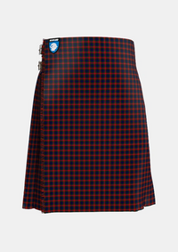 Traditional_Clark_Red_1_Tartan_329_kilt_front_image_with_pleated_design_and_adjustable_buckles_for_men