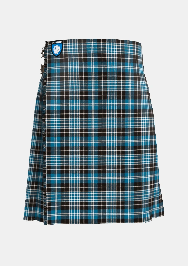 Traditional_Clark_tartan_front_image_with_pleated_design_and_adjustable_buckles_for_men