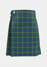 Traditional_Cleland_Tartan_kilt_6639_front_image_with_pleated_design_and_adjustable_buckles_for_men
