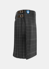 Traditional_Clergy_Breacan_nan_Clearach_Tartan_1312_kilt_right_image_with_pleated_design_and_adjustable_buckles_for_men