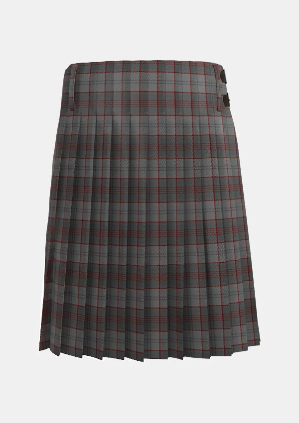 Traditional_Clyde_Tartan_kilt_back_image_with_pleated_design_and_adjustable_buckles_for_men