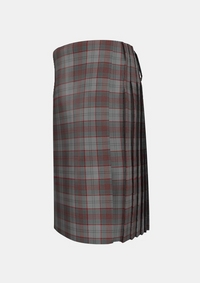 Traditional_Clyde_Tartan_kilt_left_image_with_pleated_design_and_adjustable_buckles_for_men