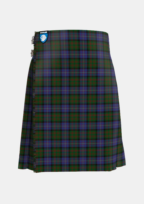 Traditional_Cochrane_1984_Tartan_978_kilt_front_image_with_pleated_design_and_adjustable_buckles_for_men