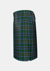Traditional_Cockburn_2_Tartan_1576_kilt_left_image_with_pleated_design_and_adjustable_buckles_for_men