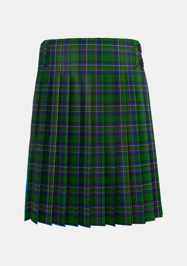 Traditional_Cockburn_Old_Pattern_Tartan_1578_kilt_back_image_with_pleated_design_and_adjustable_buckles_for_men