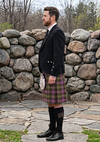 Traditional_Coffield_Limesand_Tartan_Kilt_and_Argyle_Jacket_Kilt_Outfit_left_image