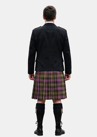 Traditional_Coffield_Limesand_Tartan_Kilt_and_Argyle_Jacket_Kilt_Outfits_back_image