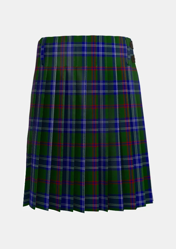 Traditional_Colvin_Tartan_kilt_back_image_with_pleated_design_and_adjustable_buckles_for_men