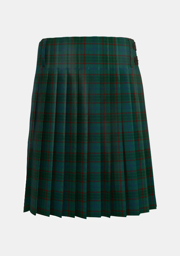 Traditional_Conlon_Tartan_kilt_back_image_with_pleated_design_and_adjustable_buckles_for_men