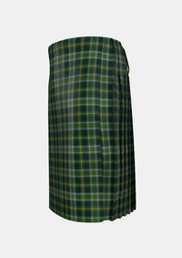 Traditional_Connell_Hunting_Tartan_13944_kilt_left_image_with_pleated_design_and_adjustable_buckles_for_men