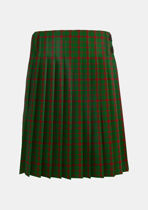 Traditional_Connell_Tartan_kilt_3066_back_image_with_pleated_design_and_adjustable_buckles_for_men