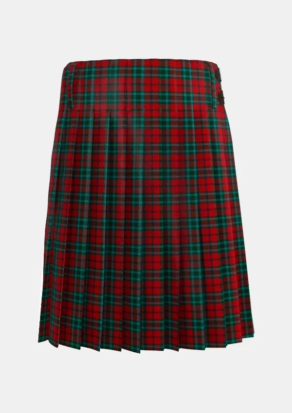 Traditional_Cook_Tartan_kilt_3403_back_image_with_pleated_design_and_adjustable_buckles_for_men