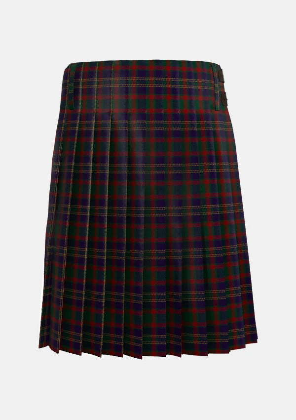 Traditional_Cork__County_Tartan_kilt_2253_back_image_with_pleated_design_and_adjustable_buckles_for_men