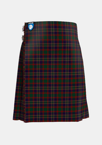 Traditional_Cork__County_Tartan_kilt_2253_front_image_with_pleated_design_and_adjustable_buckles_for_men