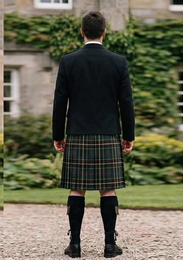 Traditional_Cornish_Hunting_tartan_1568_Kilt_and_Argyle_Jacket_Kilt_Outfit_back_image